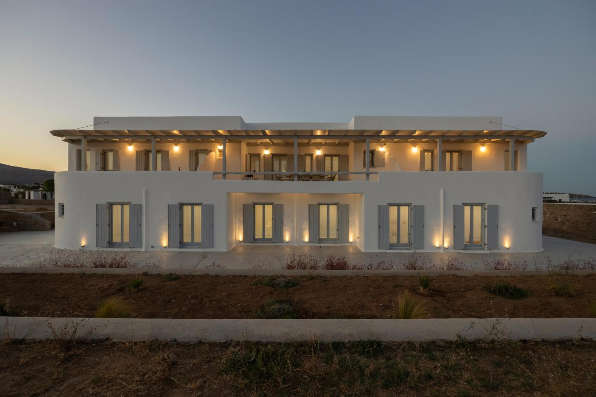 Paros Melodia Apartments Logaras Exterior foto