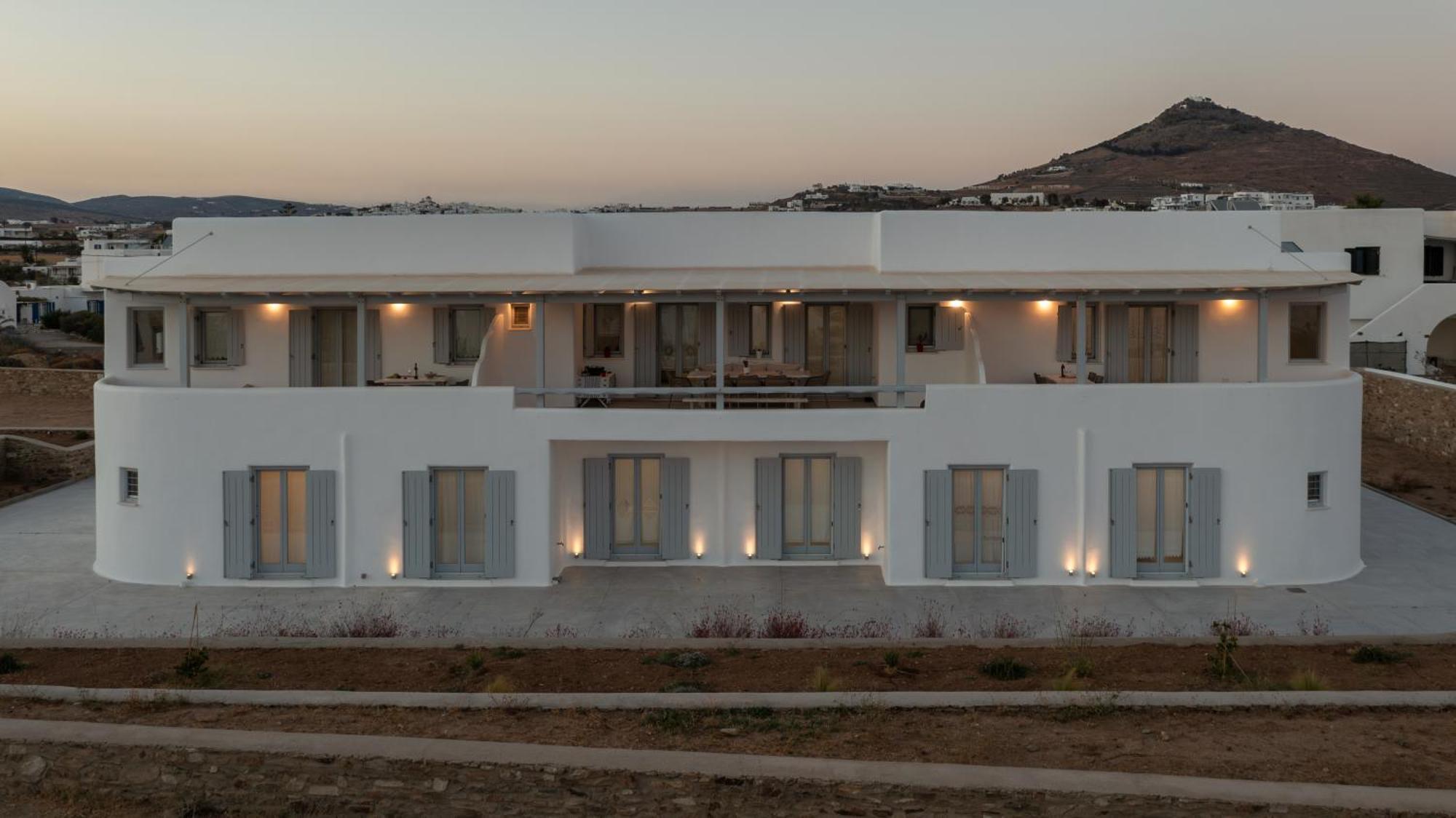 Paros Melodia Apartments Logaras Exterior foto
